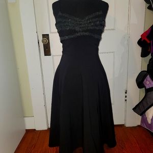 Black vintage cocktail dress